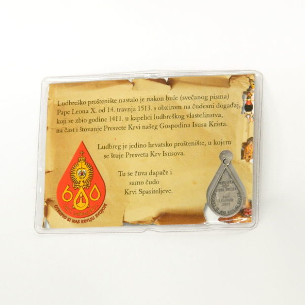 Medallion of the Holy Blood of Jesus on the occasion of 600 anniversary