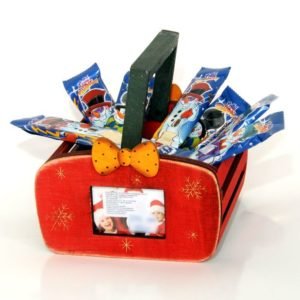 Christmas basket with your photo